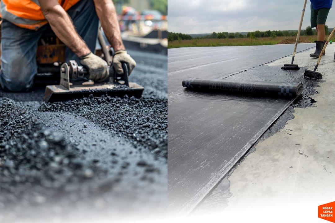 perbedaan aspal hotmix dan aspal cair