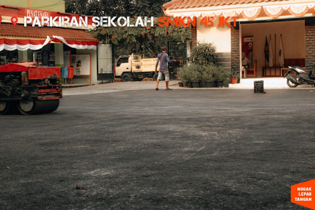 aspal parkiran